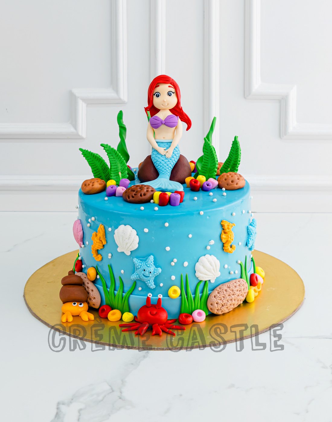 Mermaid Theme Cakes | Kids Cake Designs Noida & Gurgaon - Creme Castle
