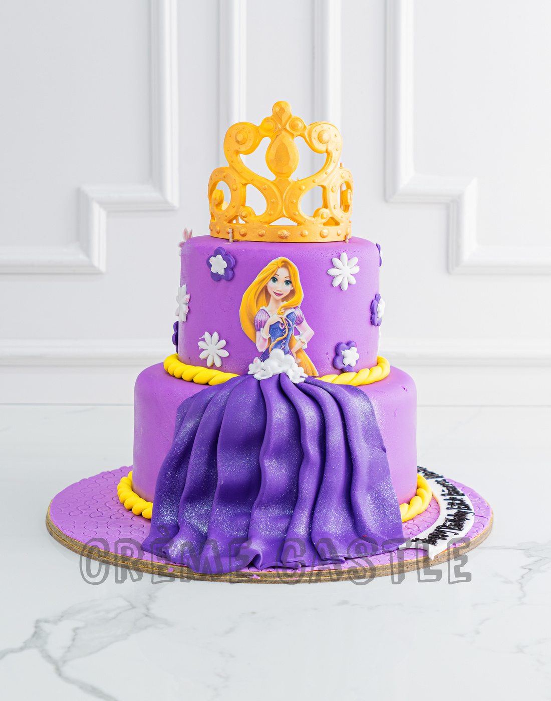 Rapunzel Tier Cake – Creme Castle