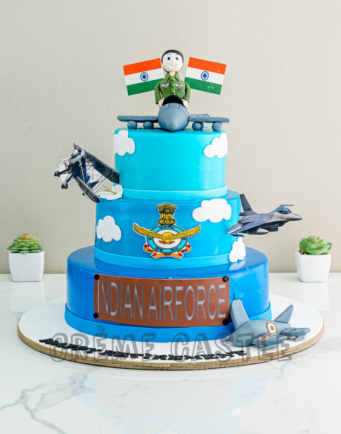 Air Force Retirement Cake – Creme Castle