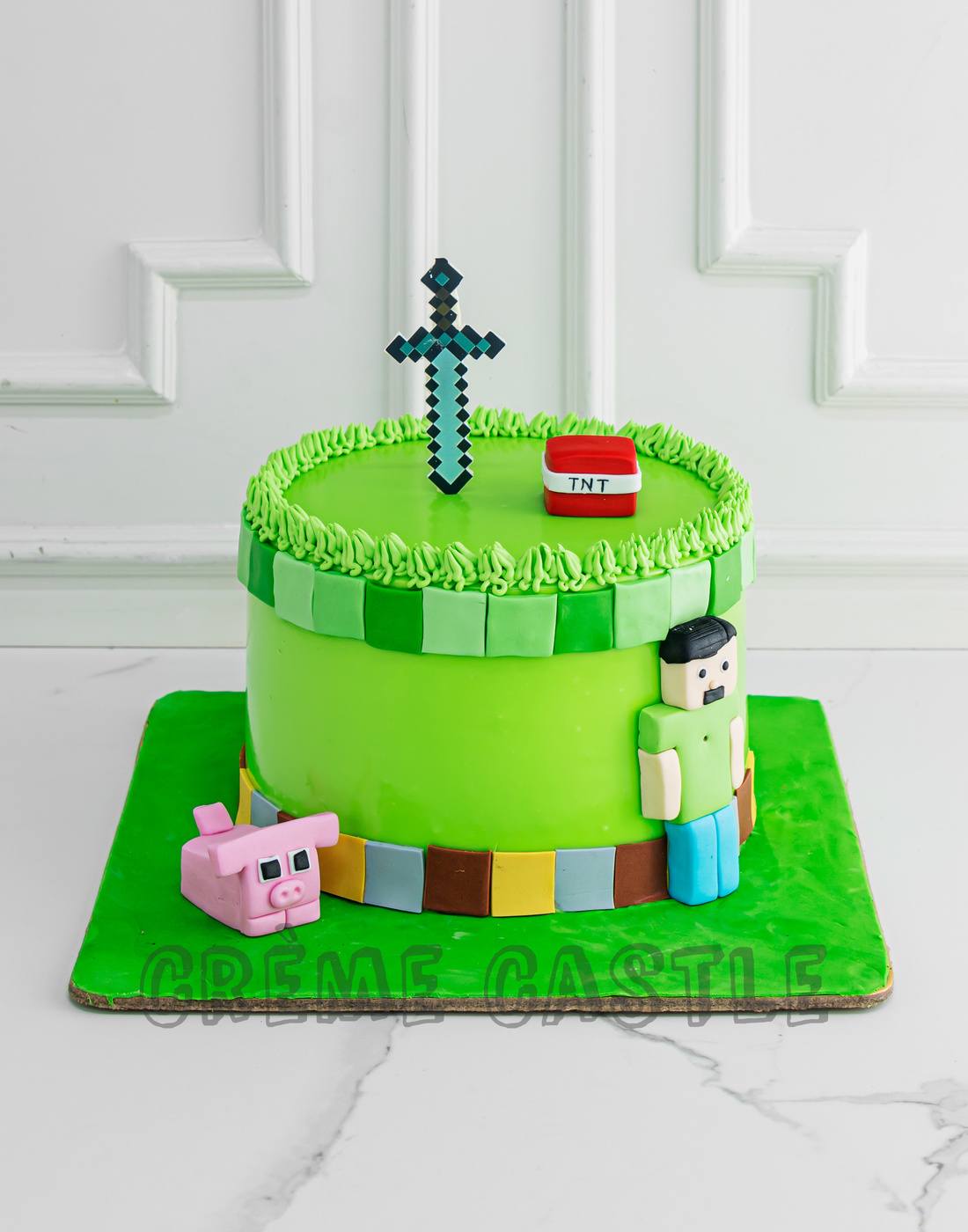 Minecraft Sword Cake – Creme Castle