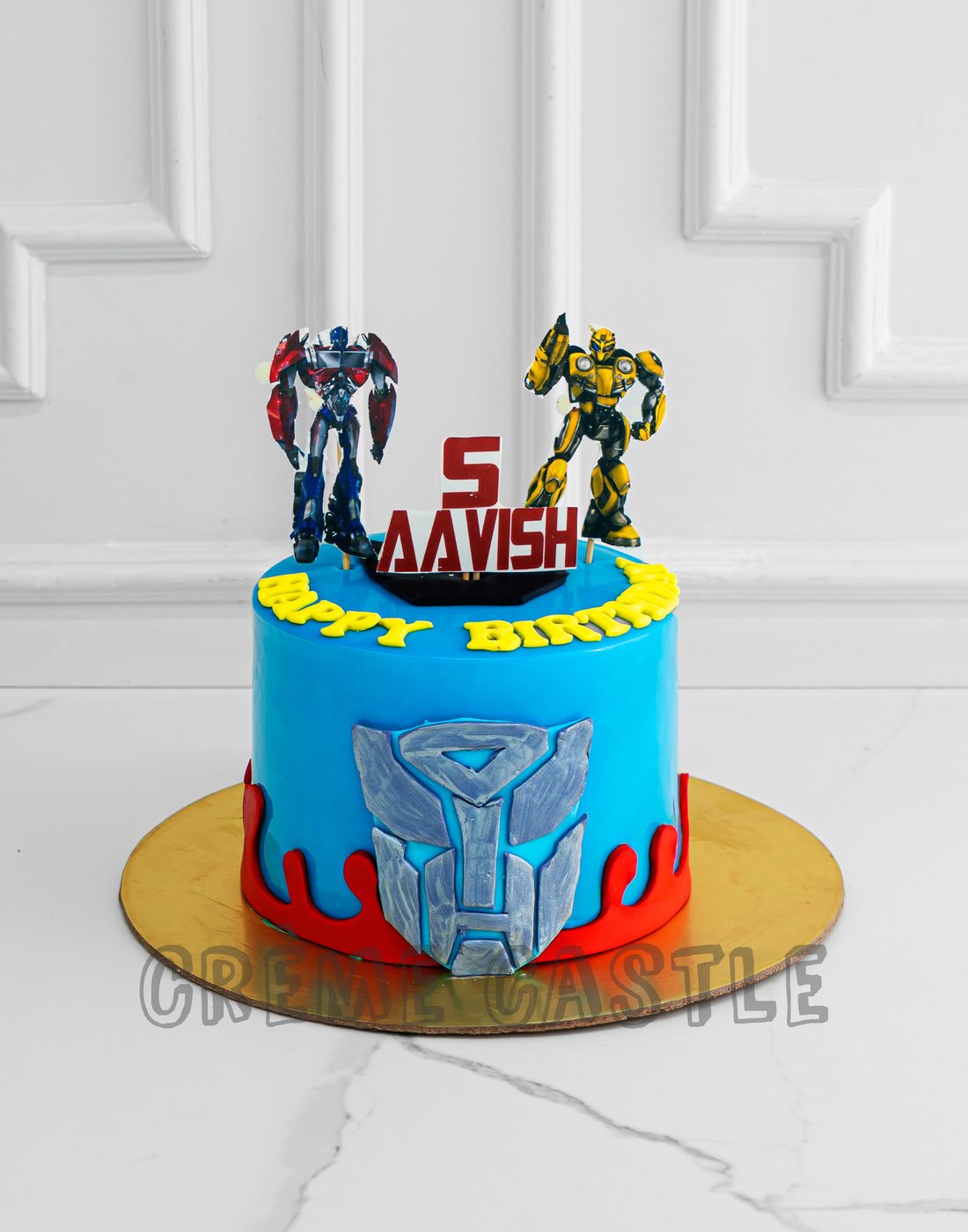 Optimus Prime Transformers Cake