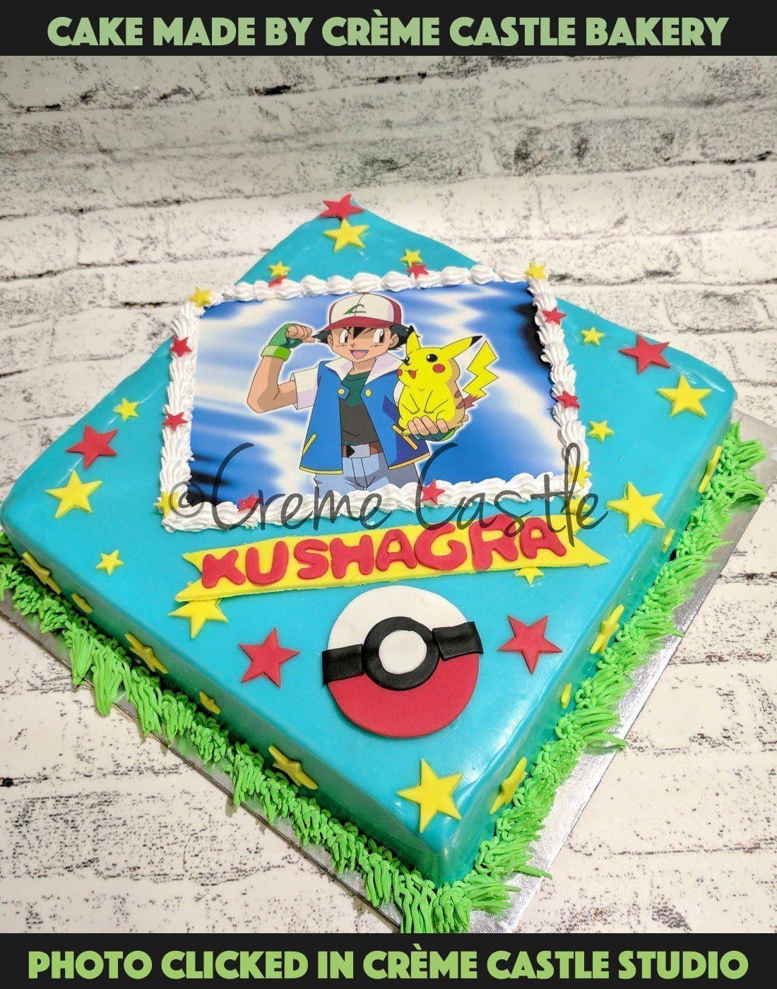 Pokemon cake | Cartoon birthday cake for kids. Order cake online ...