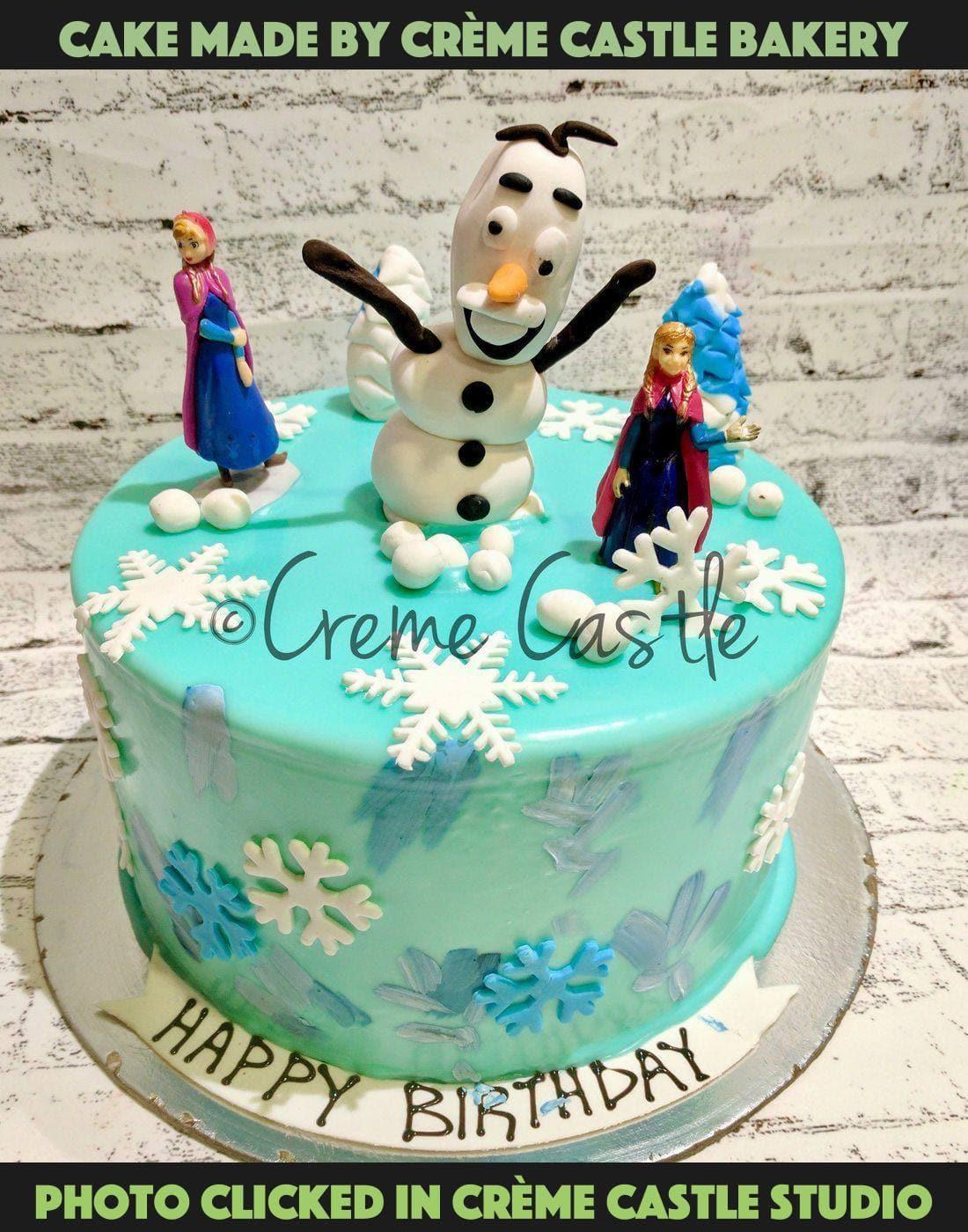 A castle cake in whipped cream with... - The Baker'S House | Facebook