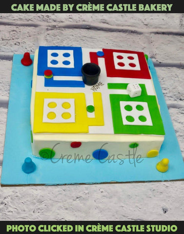 Ludo king theme cake making video | Ludo board cake making video | M Yum  Cakes - YouTube