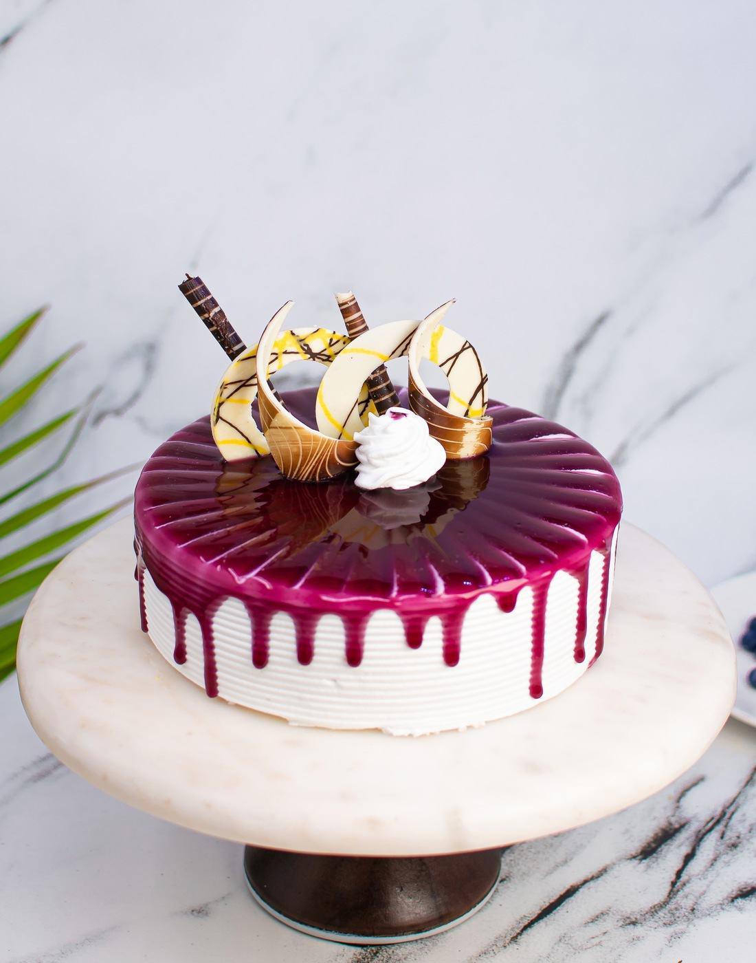 Blueberry Chiffon Cake | Cake Lab