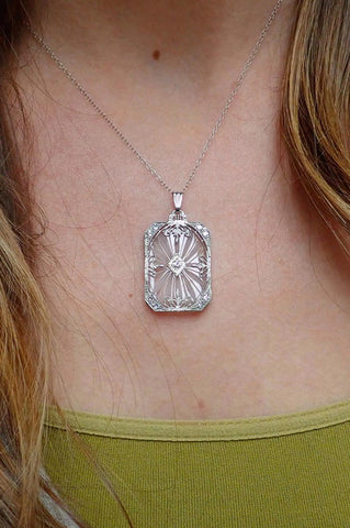 crystal-filigree-pendant | Doyle & Doyle