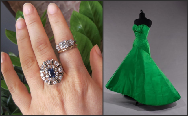 Charles James vintage rings