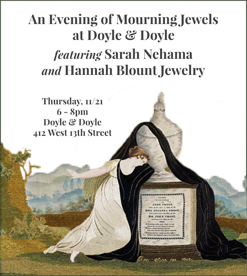 Mourning Jewelry Event New York City Jewelry Week