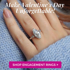 Valentine's Day Gift Guide antique and vintage engagement rings from Doyle & Doyle