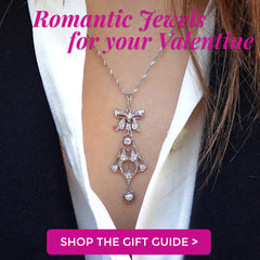 Valentine's Day Gift Guide romantic antique and vintage jewelry from Doyle & Doyle