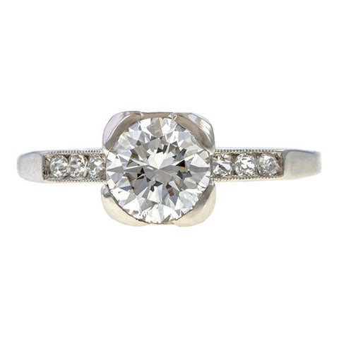 Vintage Sapphire & Diamond Cocktail Ring