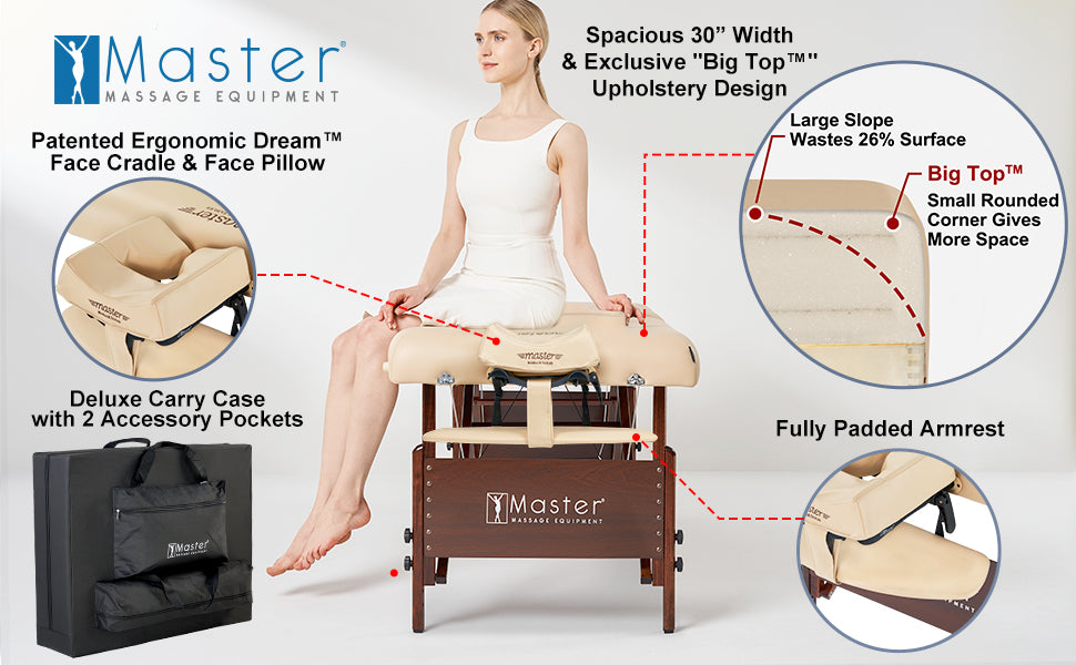 Our mission is to provide professional massage therapists with the best therapeutic equipment in order to deliver outstanding results and experience. Get your Master Del Ray Massage Table today and join our family of satisfied customers!