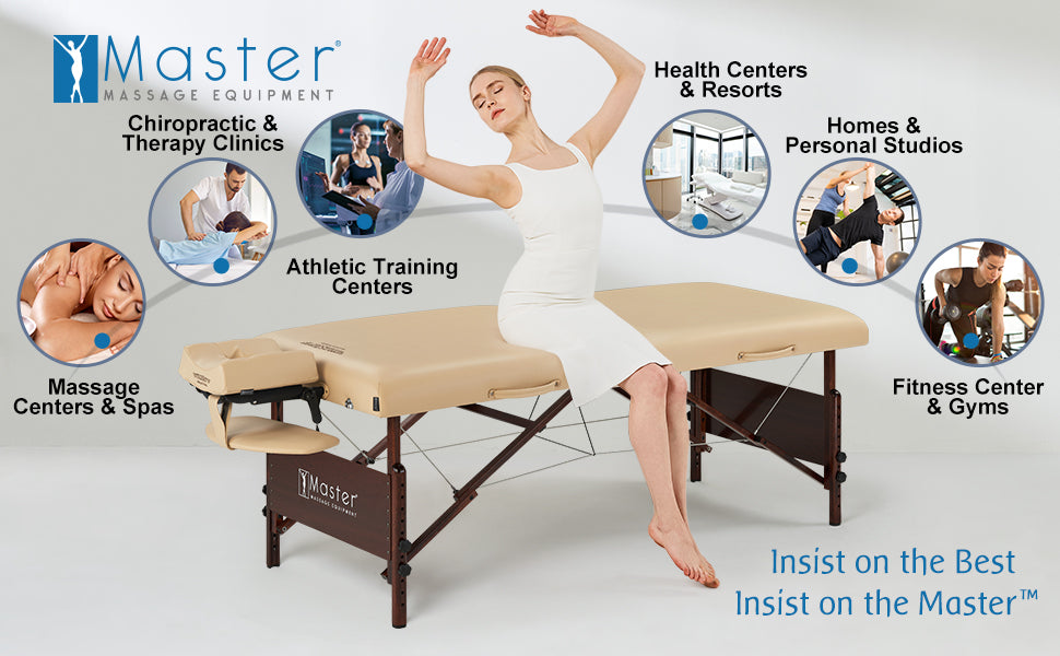 Get ready to treat your clients to the perfect massage experience with our 30” Full Size wooden beauty tables. Perfect for a variety of styles, they offer an expansive work area and luxurious 3" Small Cell Foam™ Big Top™ Antibacterial Upholstery that's sure keep them comfortable and relaxed!