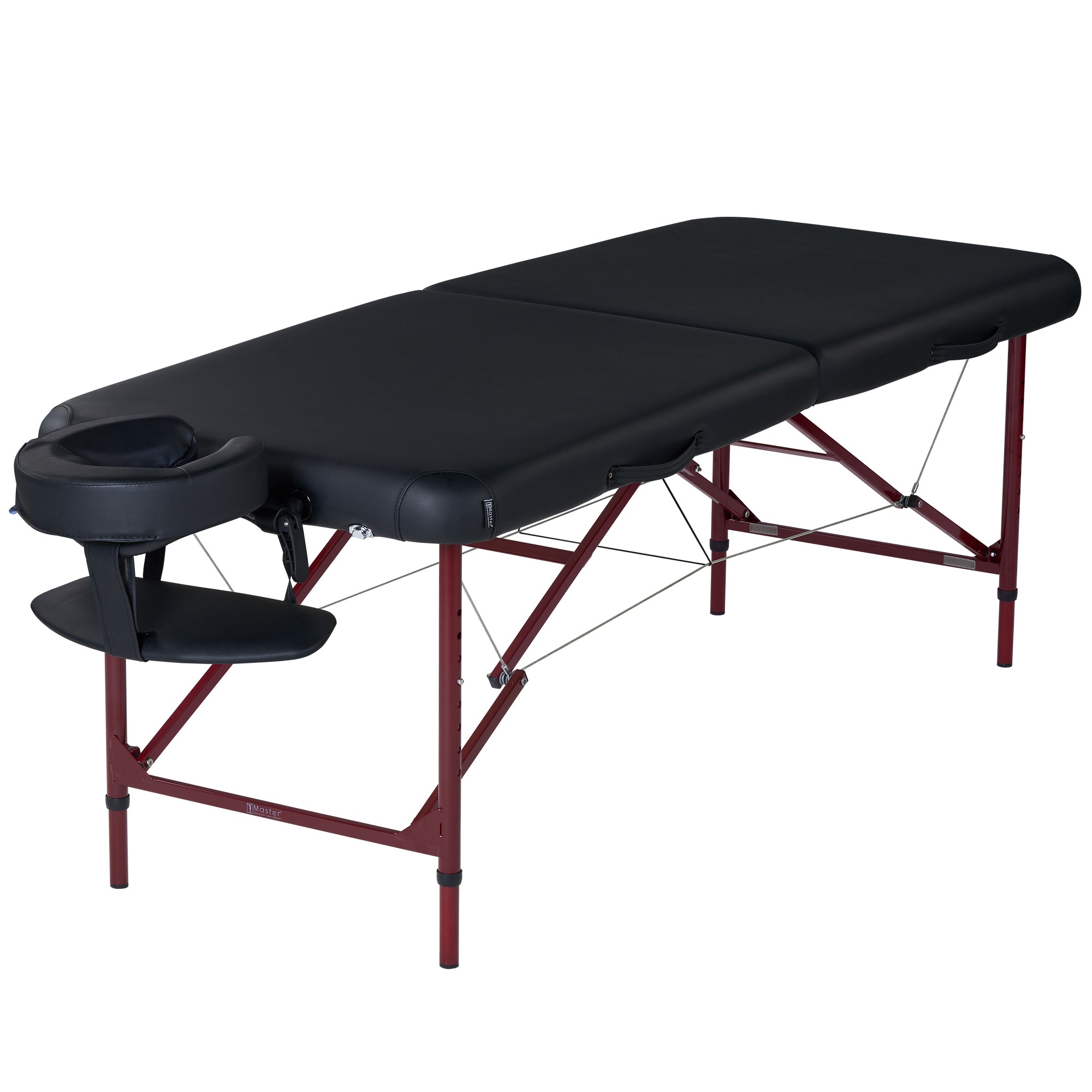 Master Massage 28" ZEPHYR™ Portable Massage Table Package - The ideal platform for ANY Beginning Massage Therapists! (Black Color)