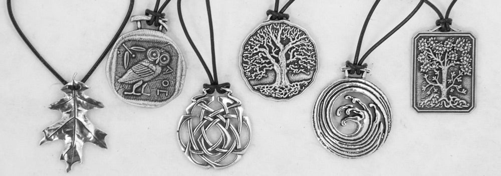 Oberon Design Britannia Metal Necklaces
