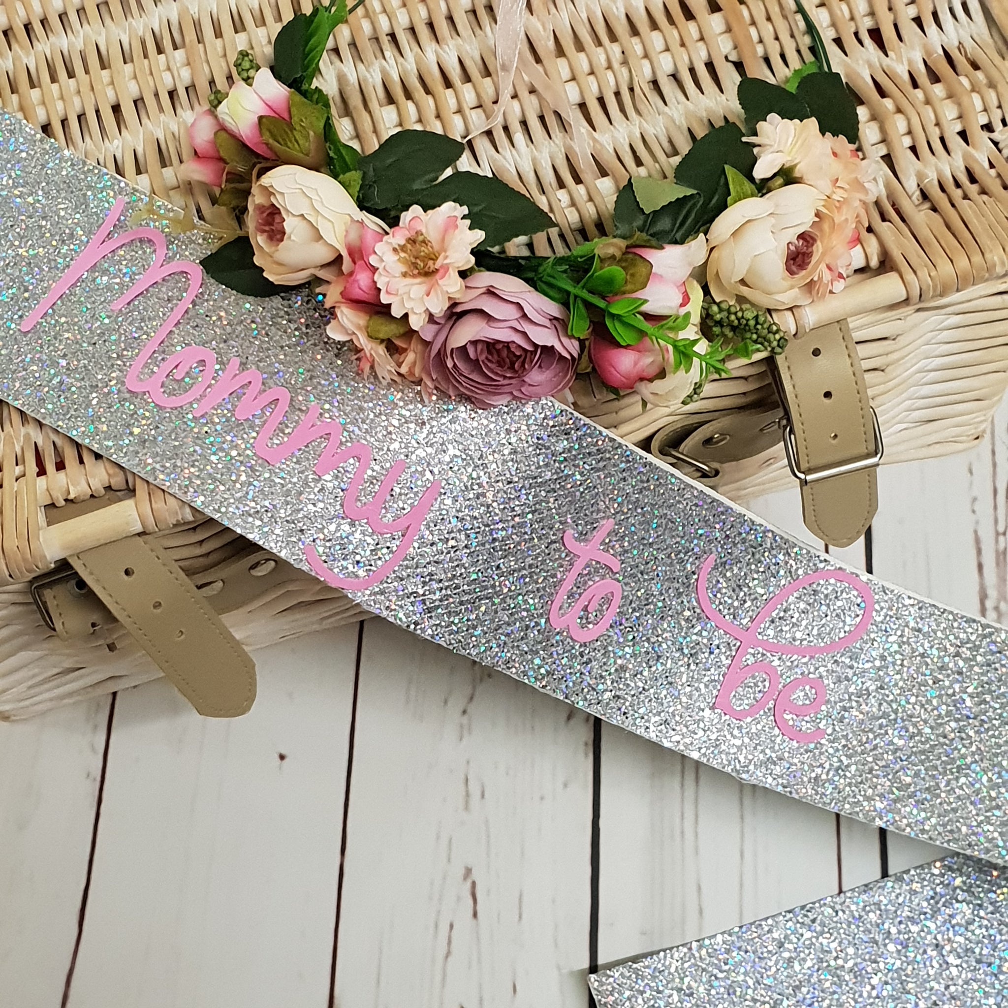 Baby Shower Sash And Floral Crown Nora Katie