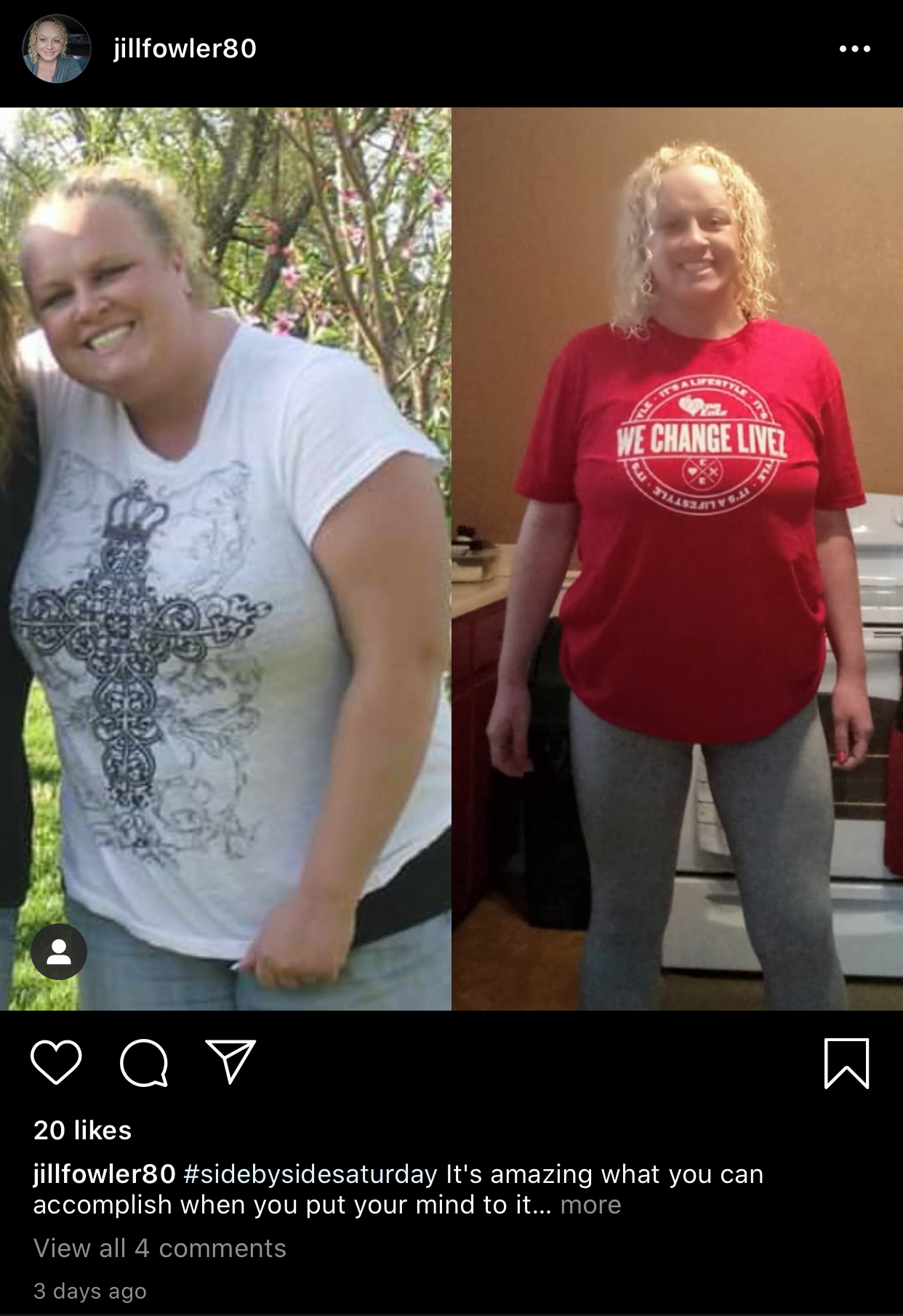 Clean Eatz We Change Livez Weight Loss Challenge Before and After