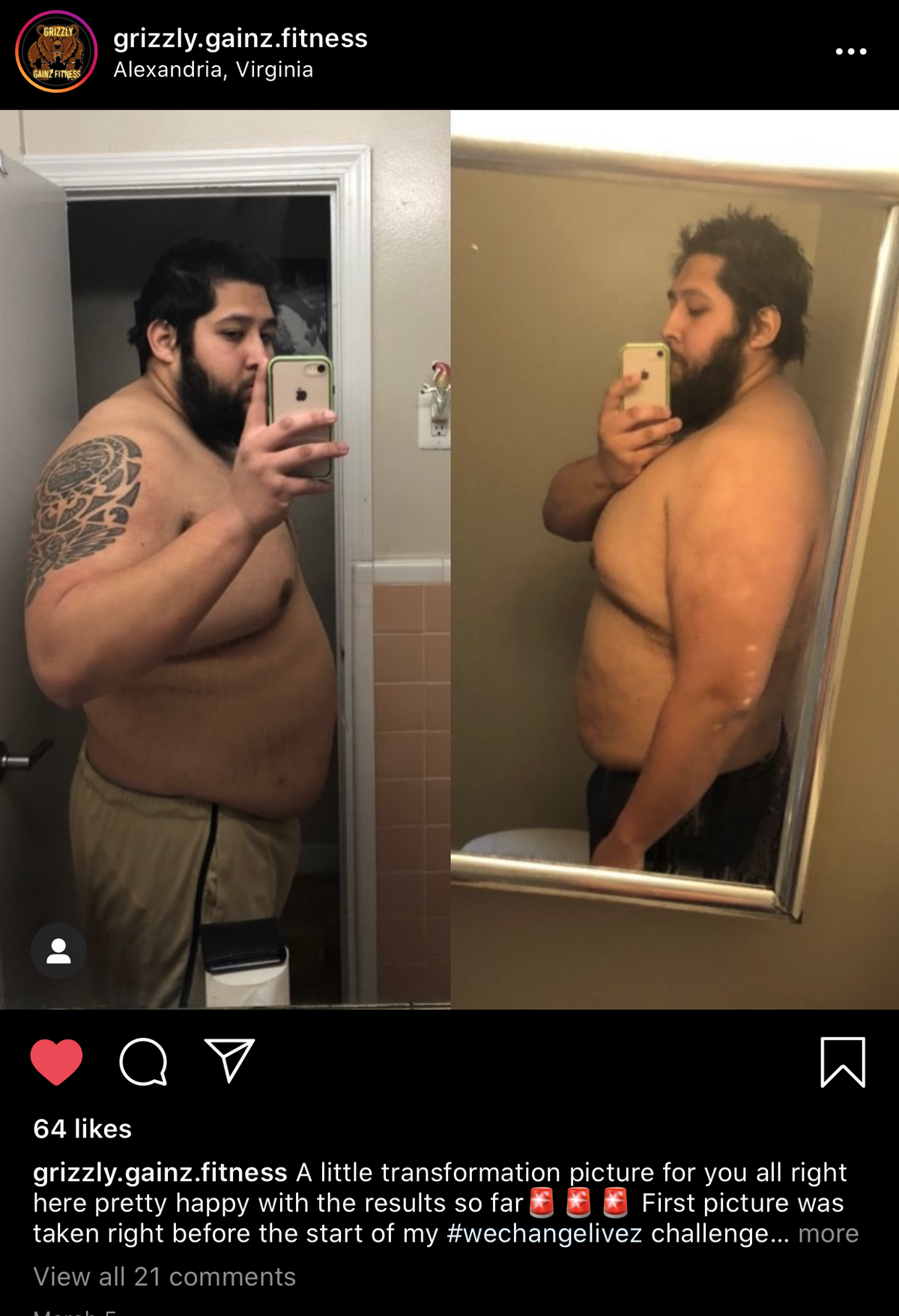 Before and After Clean Eatz Weight Loss Success Story