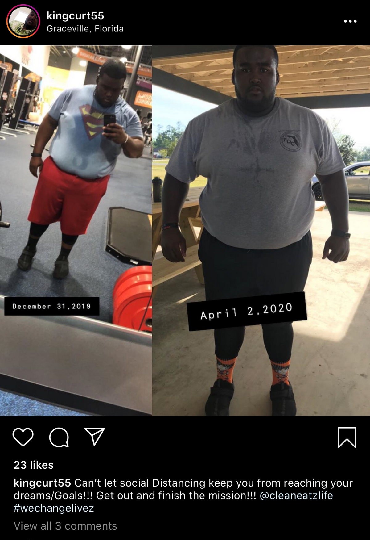 Before and After Clean Eatz Weight Loss Success Story