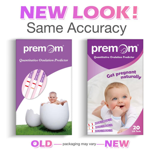 Premom Quantitative Ovulation Test Strips 20 Lh Strips Predict Your Most Fertile Time Easy 