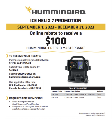 Humminbird Helix 7 G4 All Season Kit, Fishing World