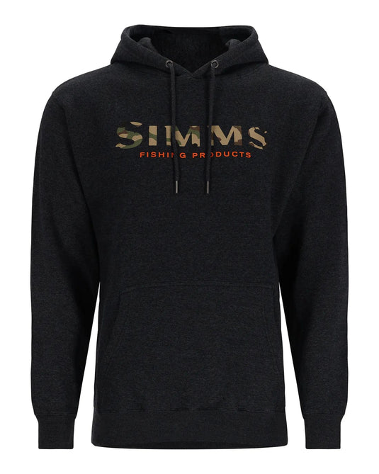 Men's Rods and Stripes Hoody - Charcoal Heather - Simms Fishing - Size M