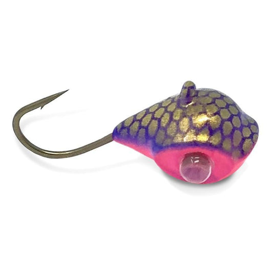 Lily Pad Hyper Glow Tungsten Ice Fishing Jig