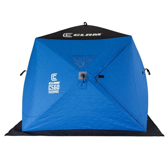 Clam Hub X600 Thermal Ice Shelter, Fishing World