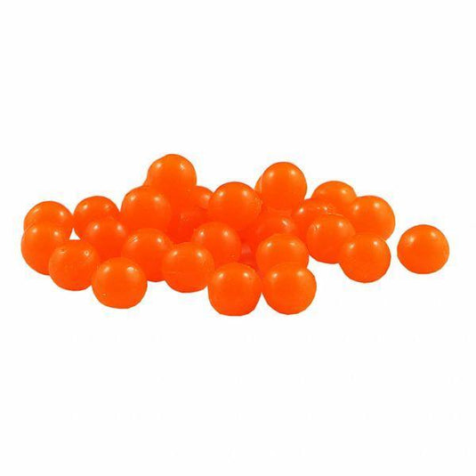 Cleardrift Soft Glitter Bead 8mm, Natural Orange/Orange Dot – Fishing World