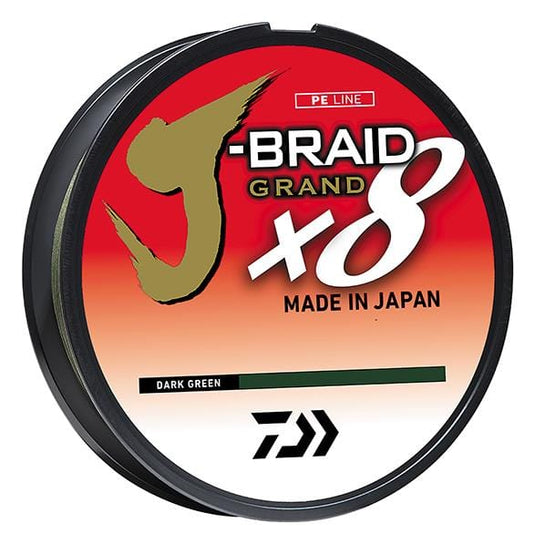 DAIWA J-BRAID X8 GRAND PE 8 Strand Weave Braided Line Green/Multi Color  150m 10LB-60LB Max Drag Made In Japan Fishing Line - AliExpress