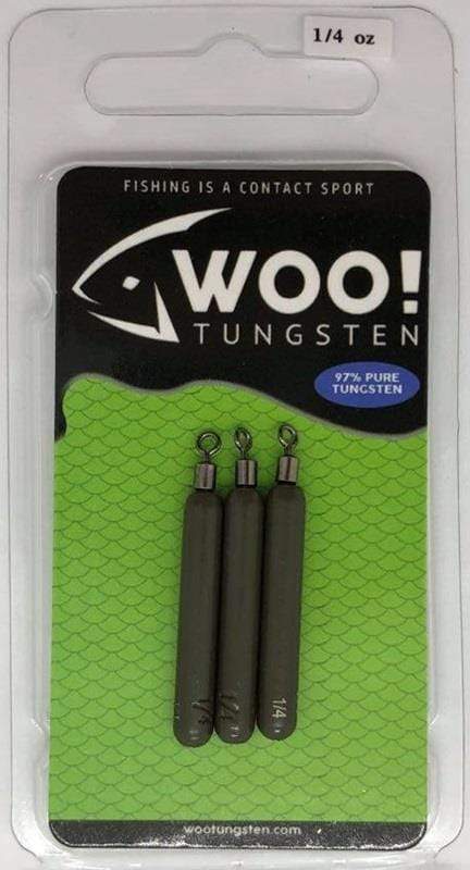 Woo Tungsten Cylinder Drop Shot Weights