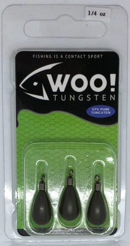 Woo Tungsten Cylinder Drop Shot Weights, Fishing World