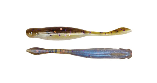 z-man zman trick shotz 3.5 bass drop shot lure green pumpkin goby 