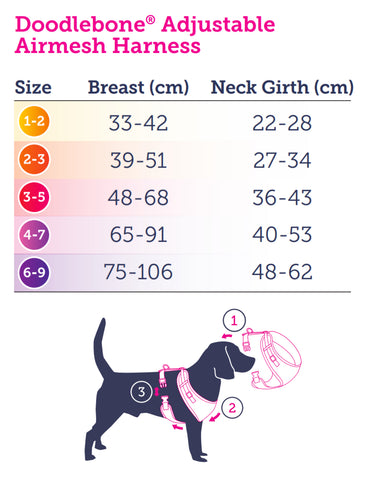 adjustale-airmesh-harness-sizes