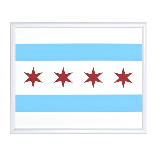 Chicago Flag Hooked Wool 18 x 12 Lumbar Pillow – Neighborly