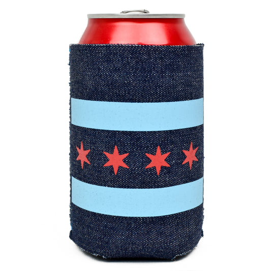 Chicago Flag Bridgeport Steel Slim Water Bottle