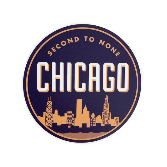 Chicago Retro Sticker - Green – Alice & Wonder