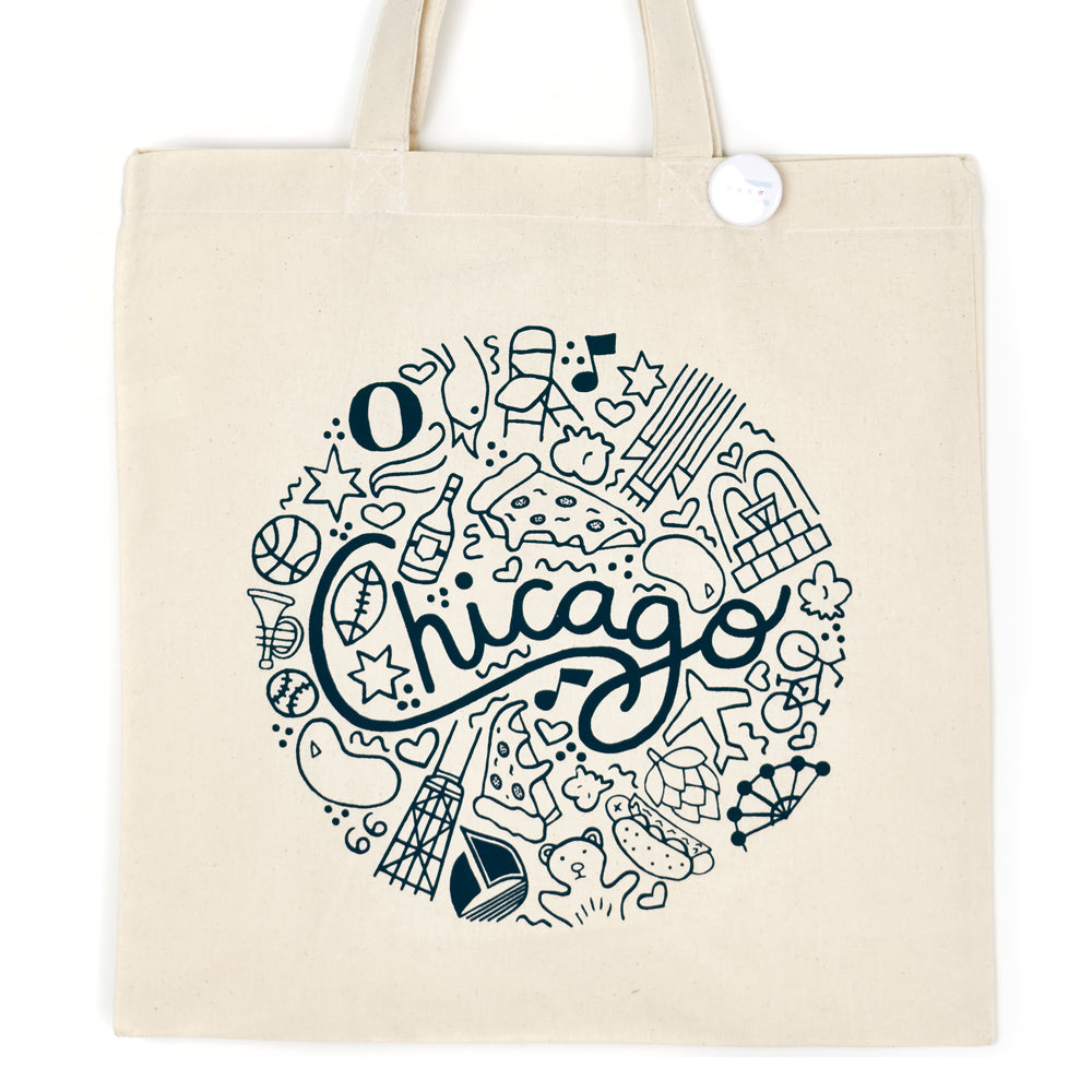 circle tote bags