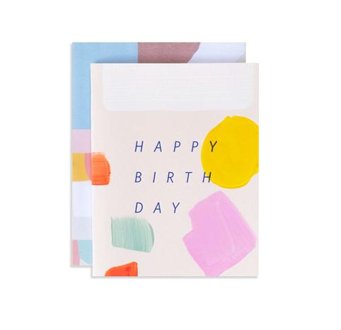 Color Shapes Painted Spectrum Birthday Card – Neighborly