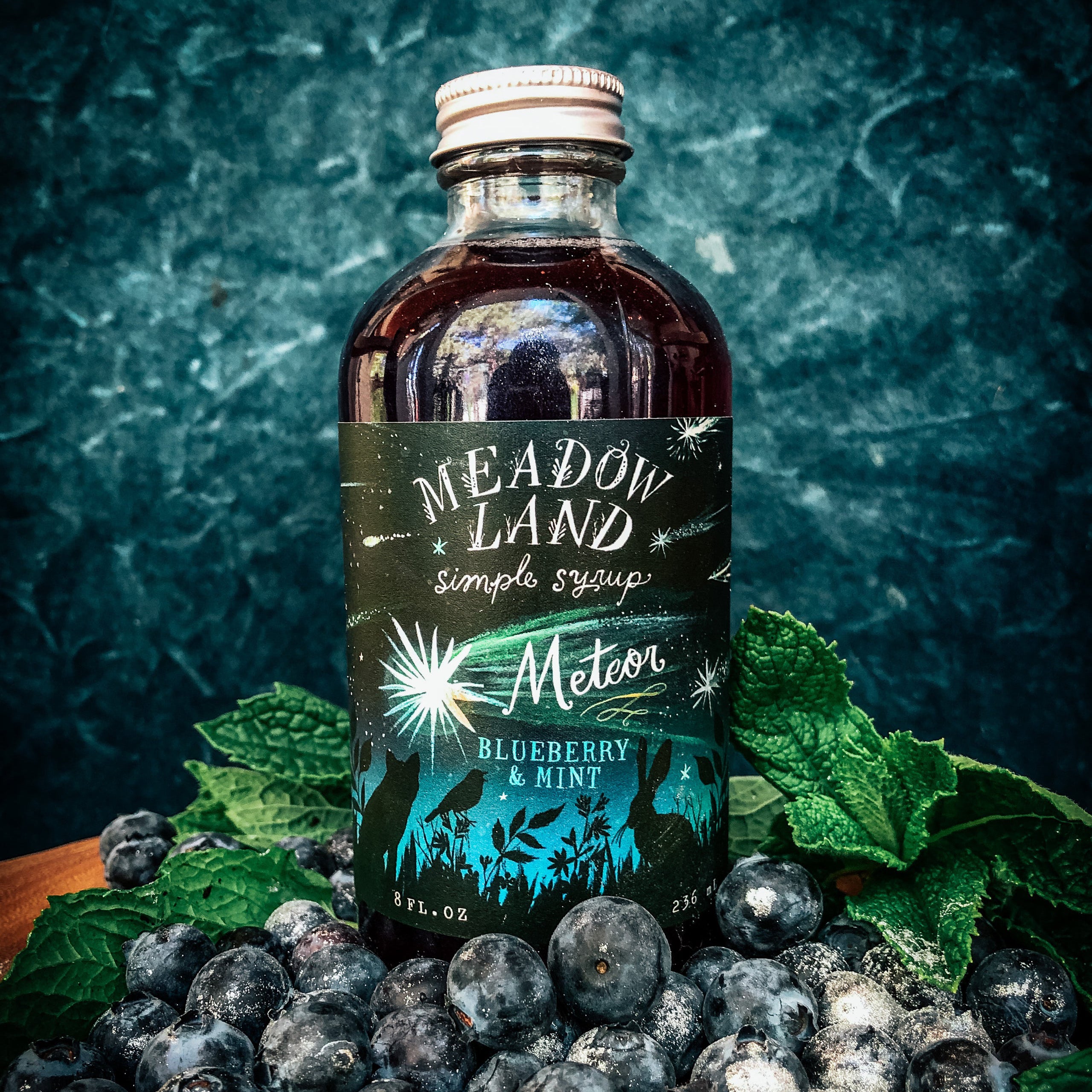 Meteor Blueberry & Mint Simple Syrup