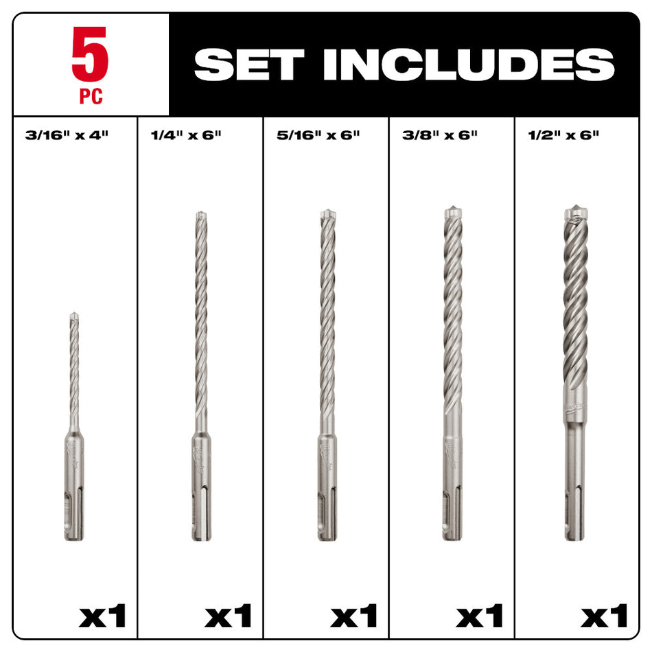 Milwaukee 1/4 in. x 8 in. SLEDGE SDS-PLUS Mortar Knife 48-62-6048