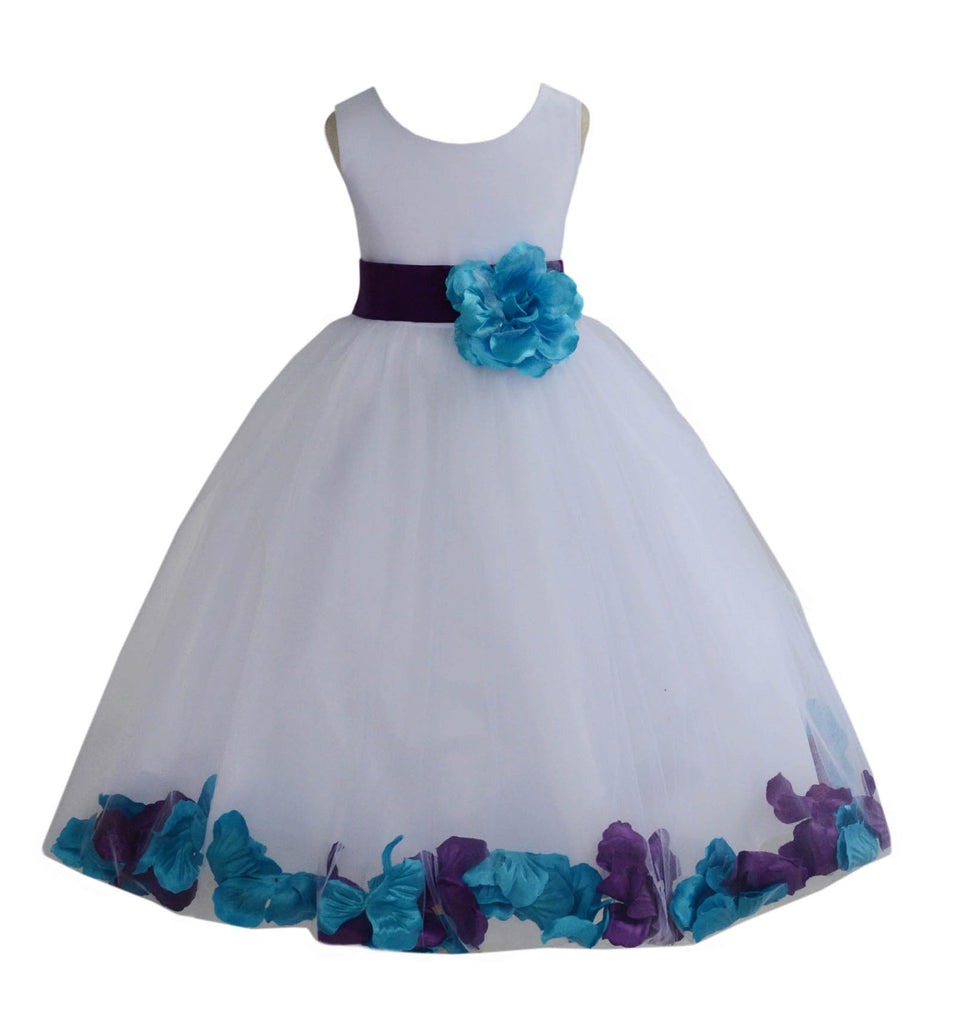 colorful flower girl dresses