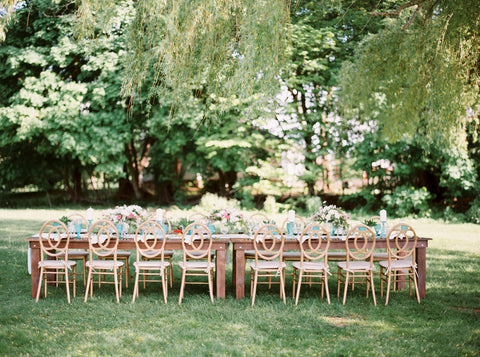 spunky sapphire wedding planning: wedding table decor summer wedding