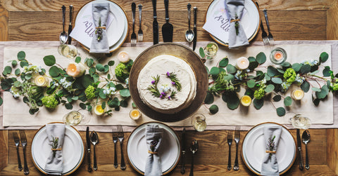 Wedding food spread