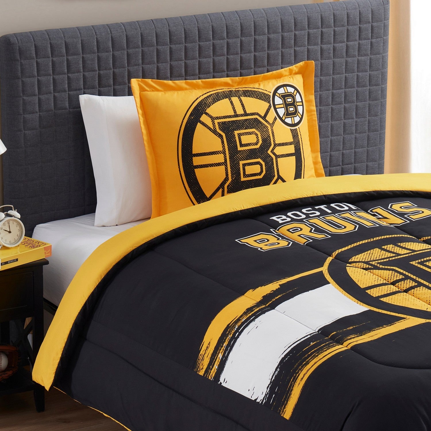 NHL Comforter Sham Set Boston Bruins Zoom