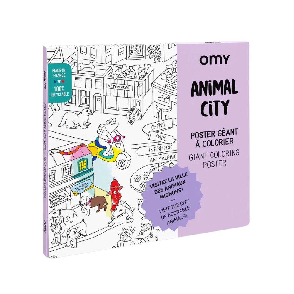 omy giant coloring poster new york city – kodomo