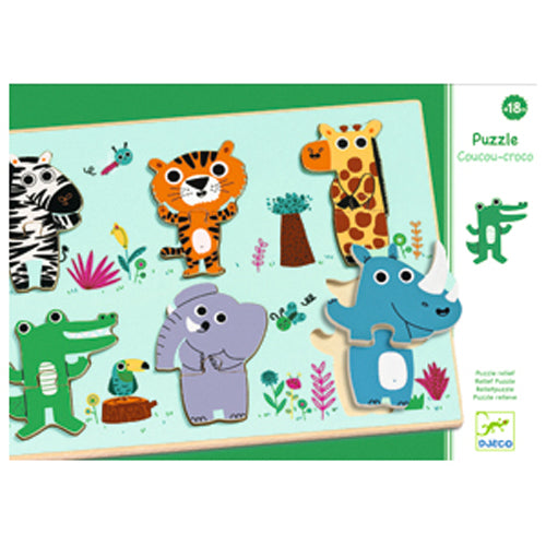 Wooden Tray Puzzle - Safari Animals - 2nd Edition – Wee Gallery