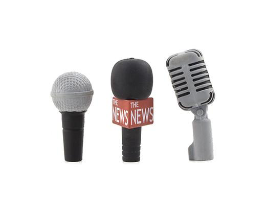 Kikkerland Mini Karaoke Microphone - Silver - Shop Speakers at H-E-B
