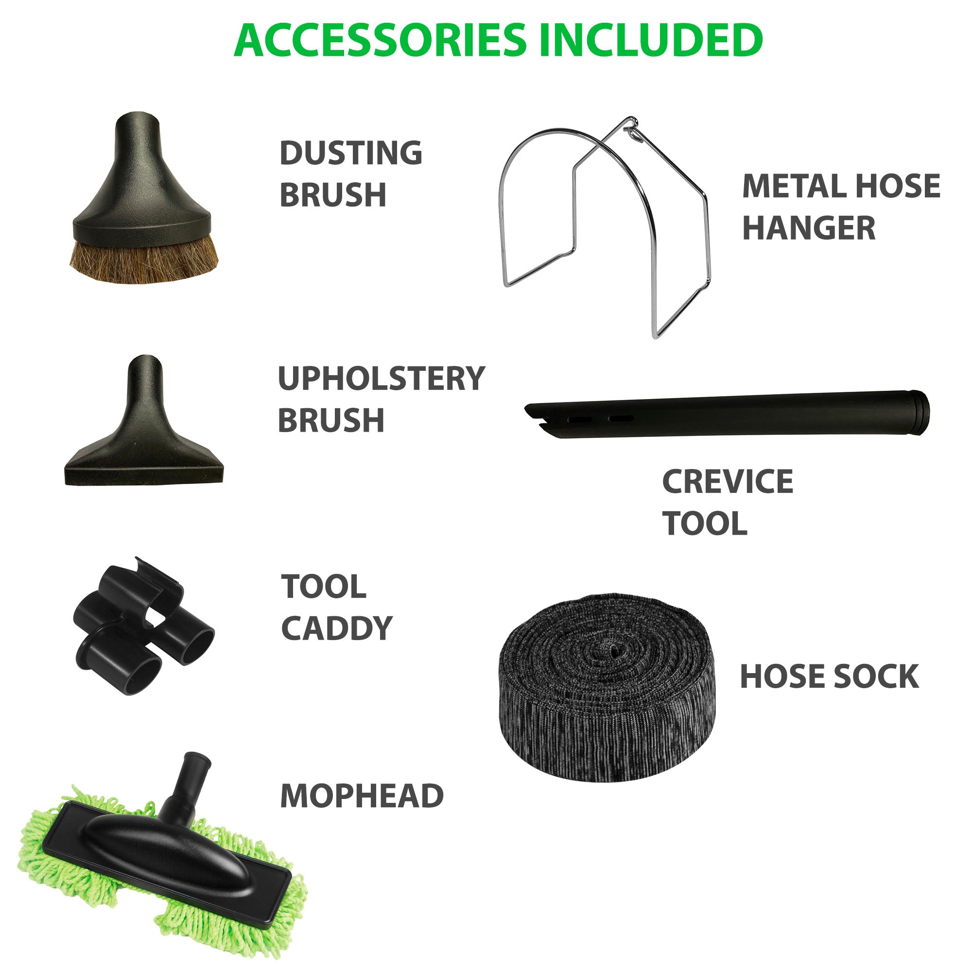 Central Vacuum Accessory Kit - Accessories Included