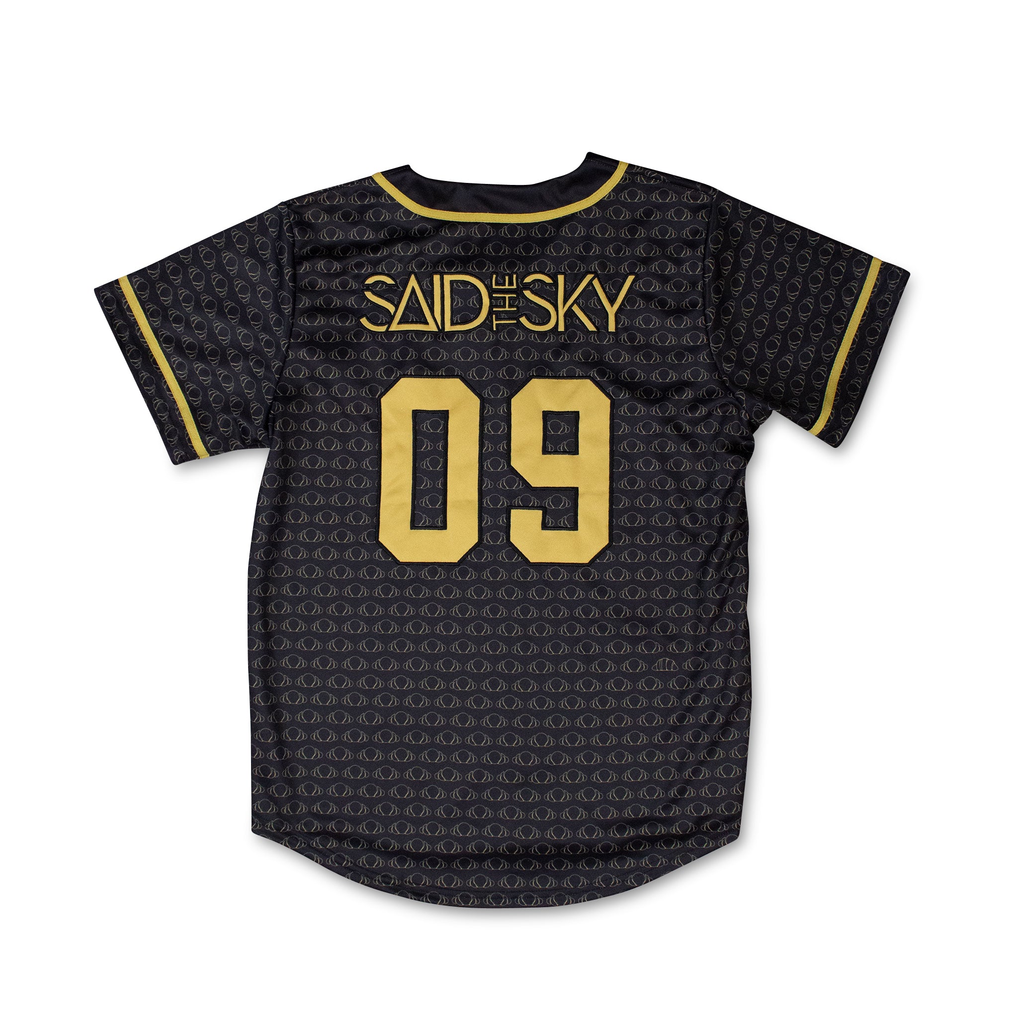 Baseball Jersey Black Said The Sky Official Merch Store